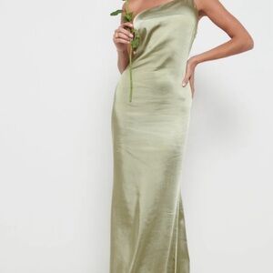 Pretty Lavish | Dresses | Amelia Ruched Maxi Bridesmaid Dress Size Us 4uk 8 Nwt In Blush